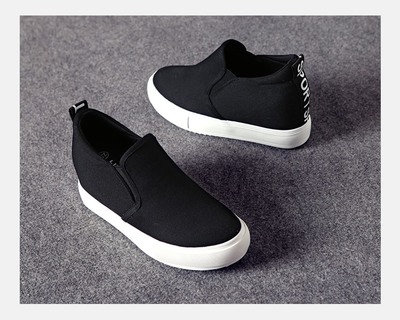 球黑白色帆布鞋女一腳蹬懶人鞋厚底內(nèi)增樂(lè)福鞋松糕休閑小白鞋 賓如意帆布鞋型號(hào)【價(jià)格 圖片 品牌 報(bào)價(jià)】-蘇寧易購(gòu)樸云服飾鞋帽專營(yíng)店